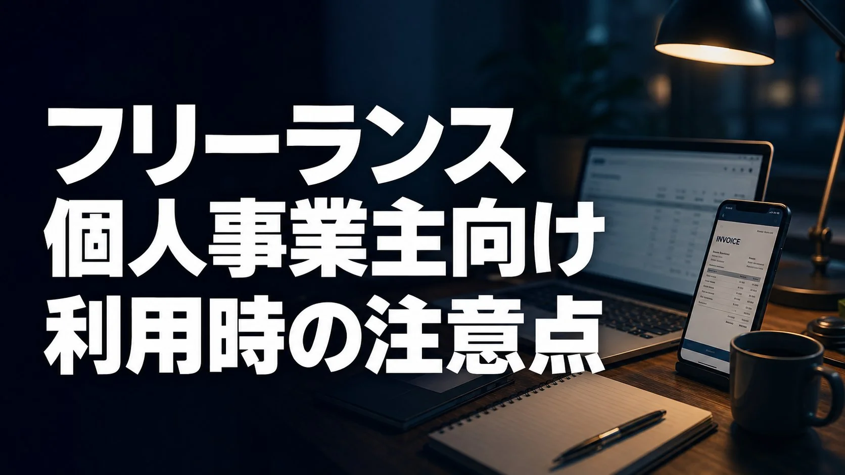 フリーランス・個人事業主がファクタリングを使う際の注意点